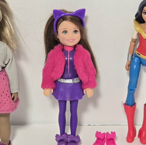 4 Mini Dolls Bundle - Lori Doll, Chelsea Doll, DC Comics Super Hero & Batgirl - Picture 7 of 15